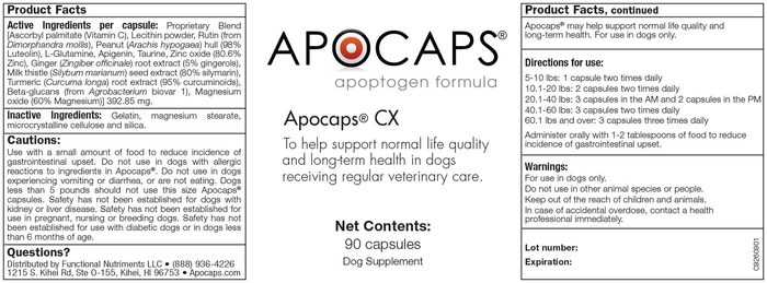 apocaps Product Ingredients